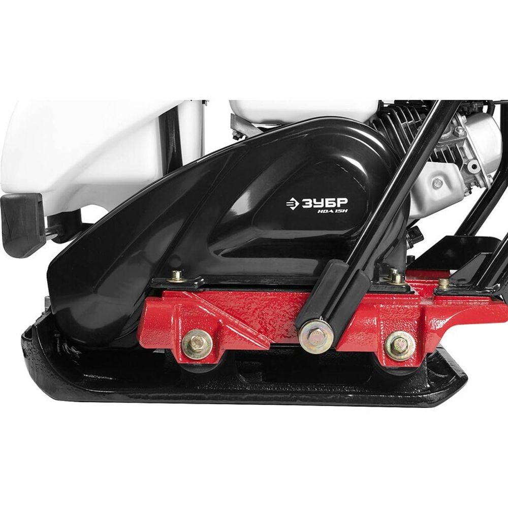 Виброплита бензиновая ЗУБР ЗВПБ-15 АХ - [91 кг / 15 кН / Honda GX160] серия PROF