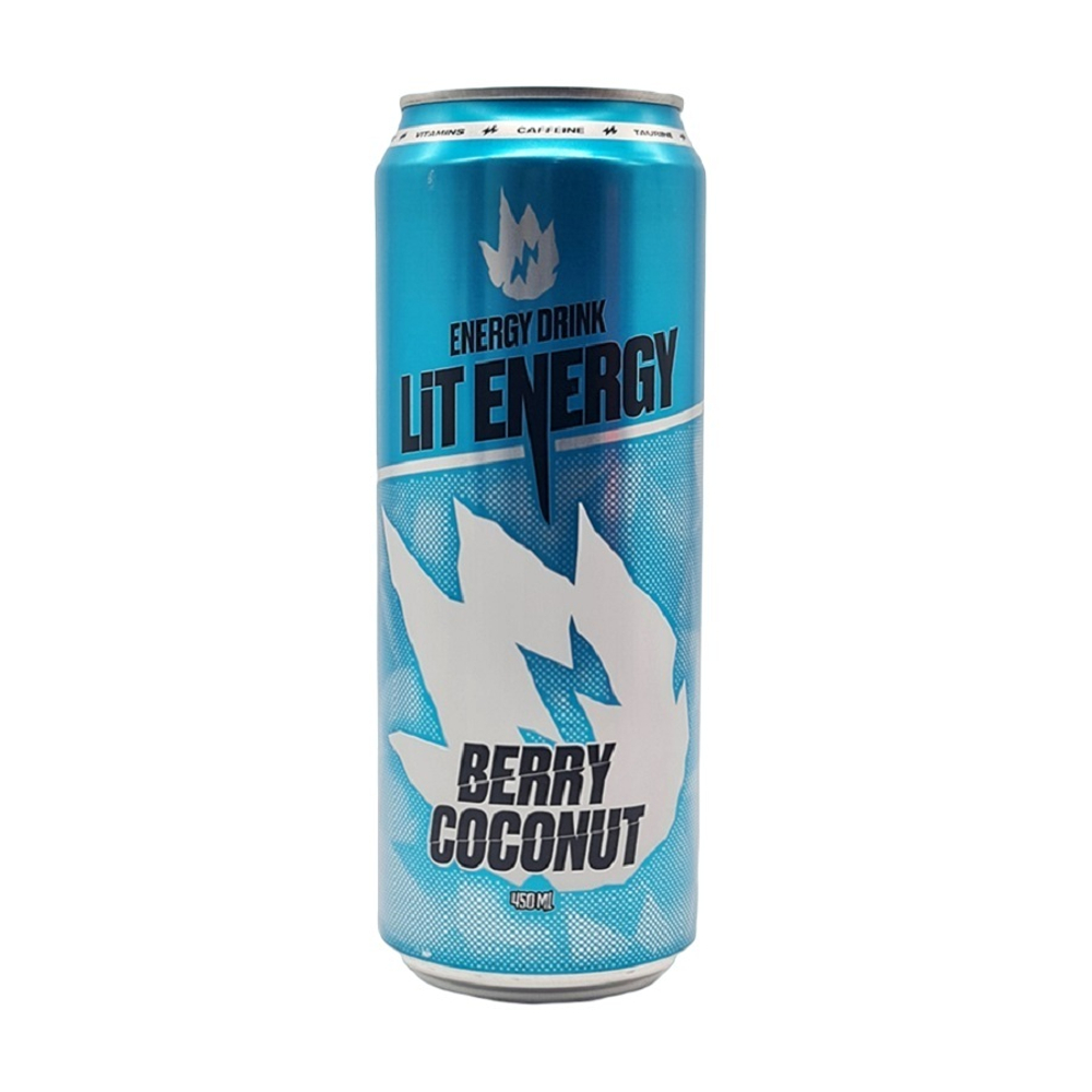 Энергетик Lit Energy Berry Coconut (Ягоды и Кокос) 0,45 л