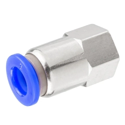 Фитинг для пластиковых трубок 6мм с внутренней резьбой 1/8'' Forsage F-SPCF06-01