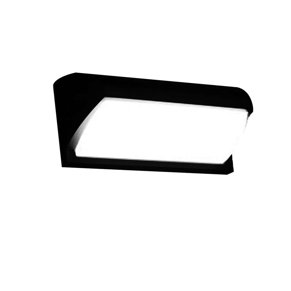 Уличный светодиодный настенный светильник 1х30Вт, 3000лм, 4000К, IP65, пластик, чёрный