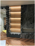 Полки настенные с подсветкой