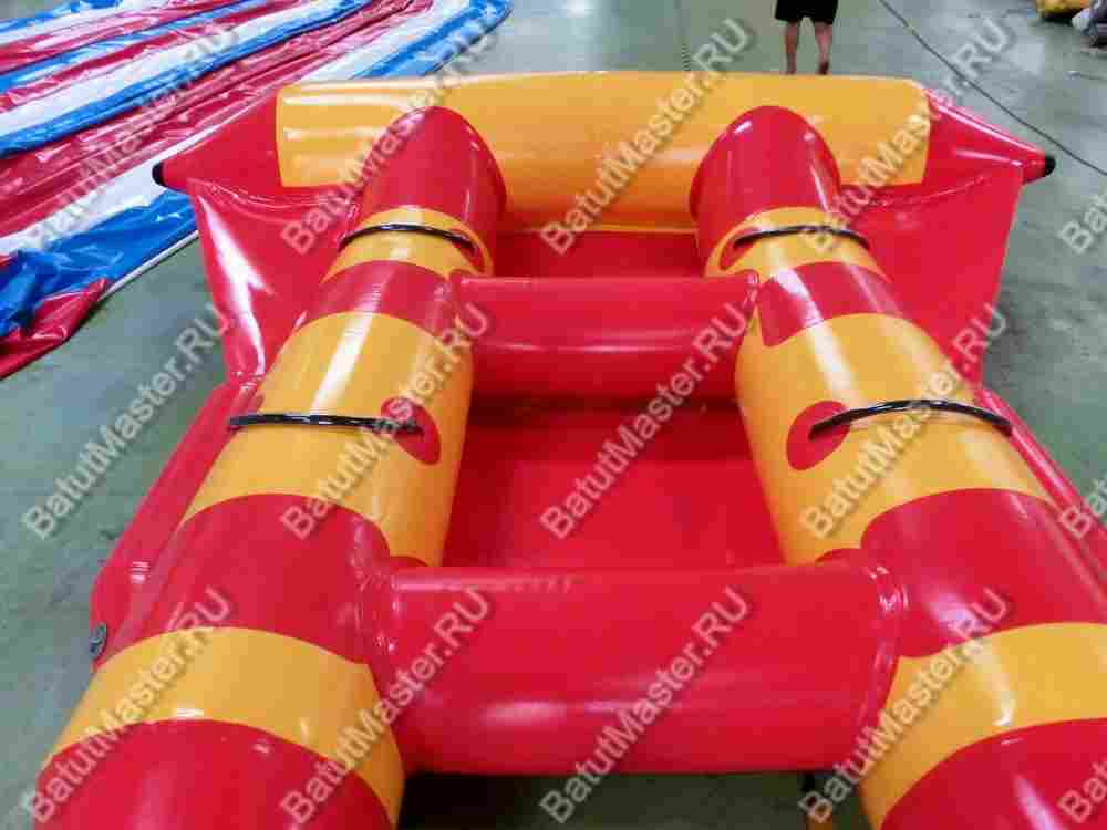 Двойной водный банан, "Красный" мест для посадки 4, без усиления