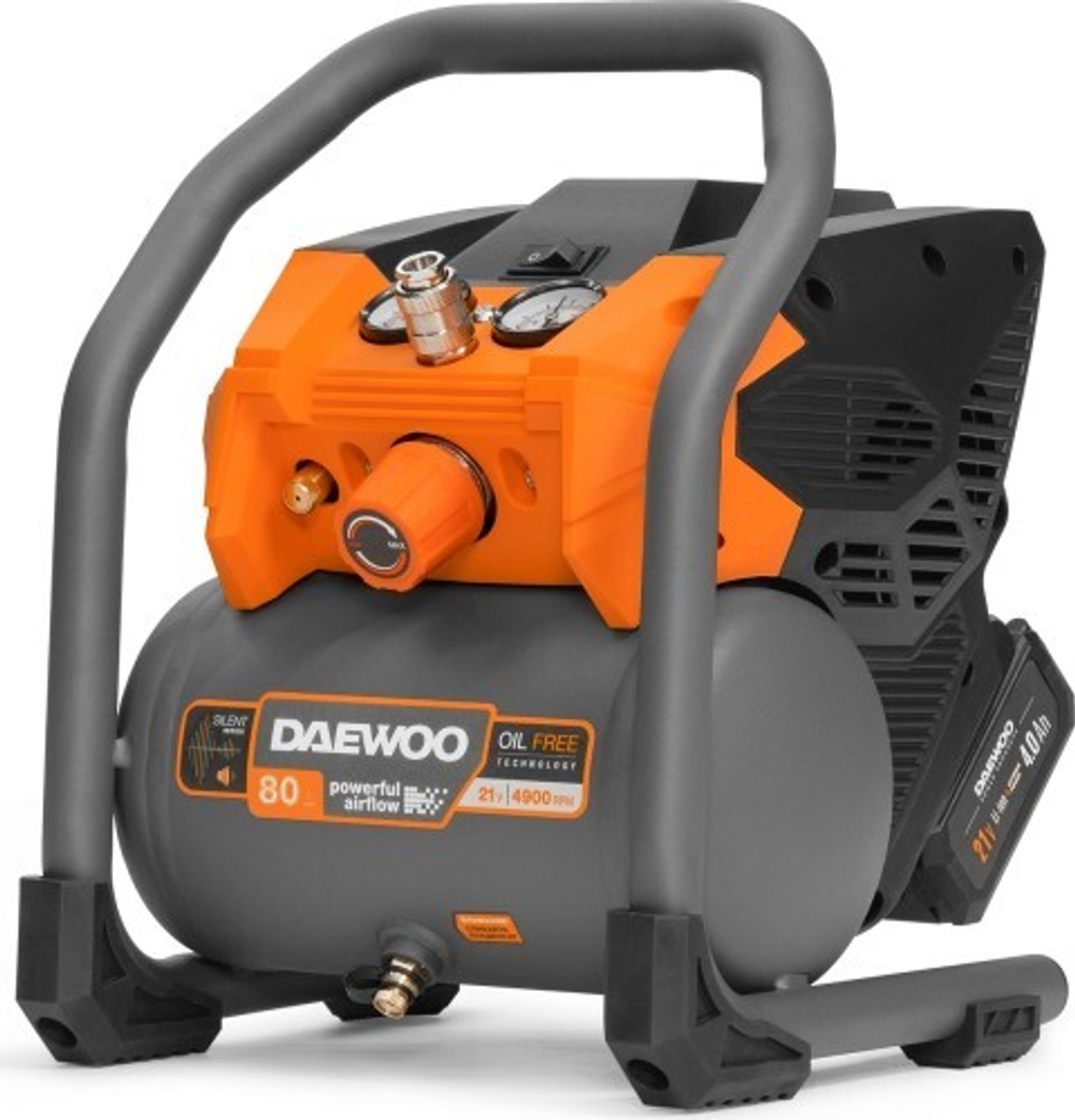 Компрессор аккумуляторный DAEWOO DAC 80S Li SET безмасляный