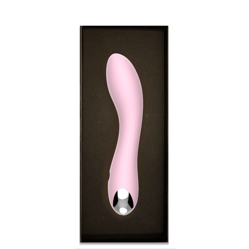 Классический женский вибратор Loving для стимуляции точки G (20 режимов) (Цвет: нежно-розовый)
