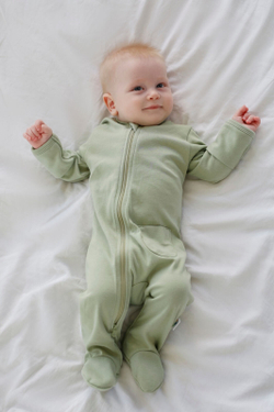 Слип хлопковый на молнии хаки