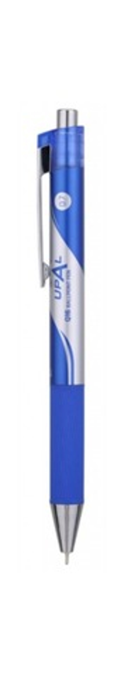 Ручка автомат Deli Upal, 0.7мм, синяя EQ16-BL резиновая манжета
