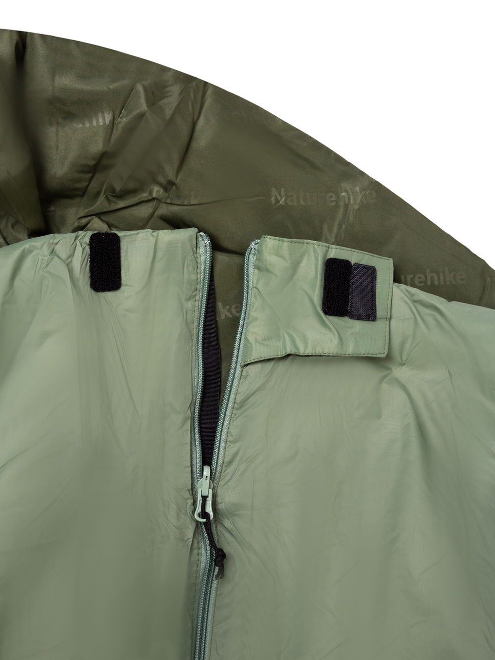 Спальный мешок летний Naturehike LW180, зеленый (NH21MSD09)