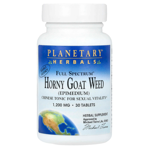 Planetary Herbals, Full Spectrum™, горянка крупноцветковая, 30 таблеток