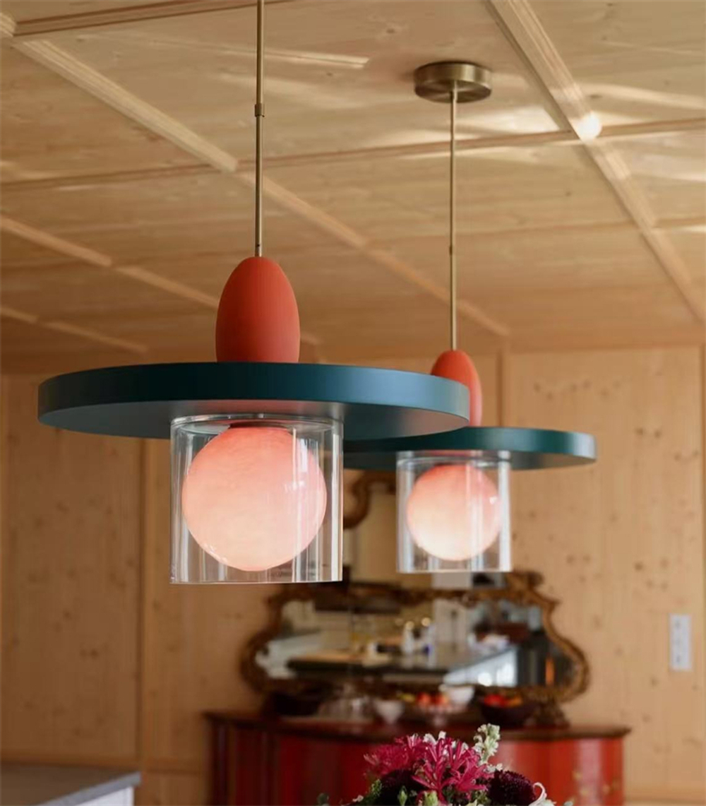 Pendant design lamp Theia by Studio Sphaer