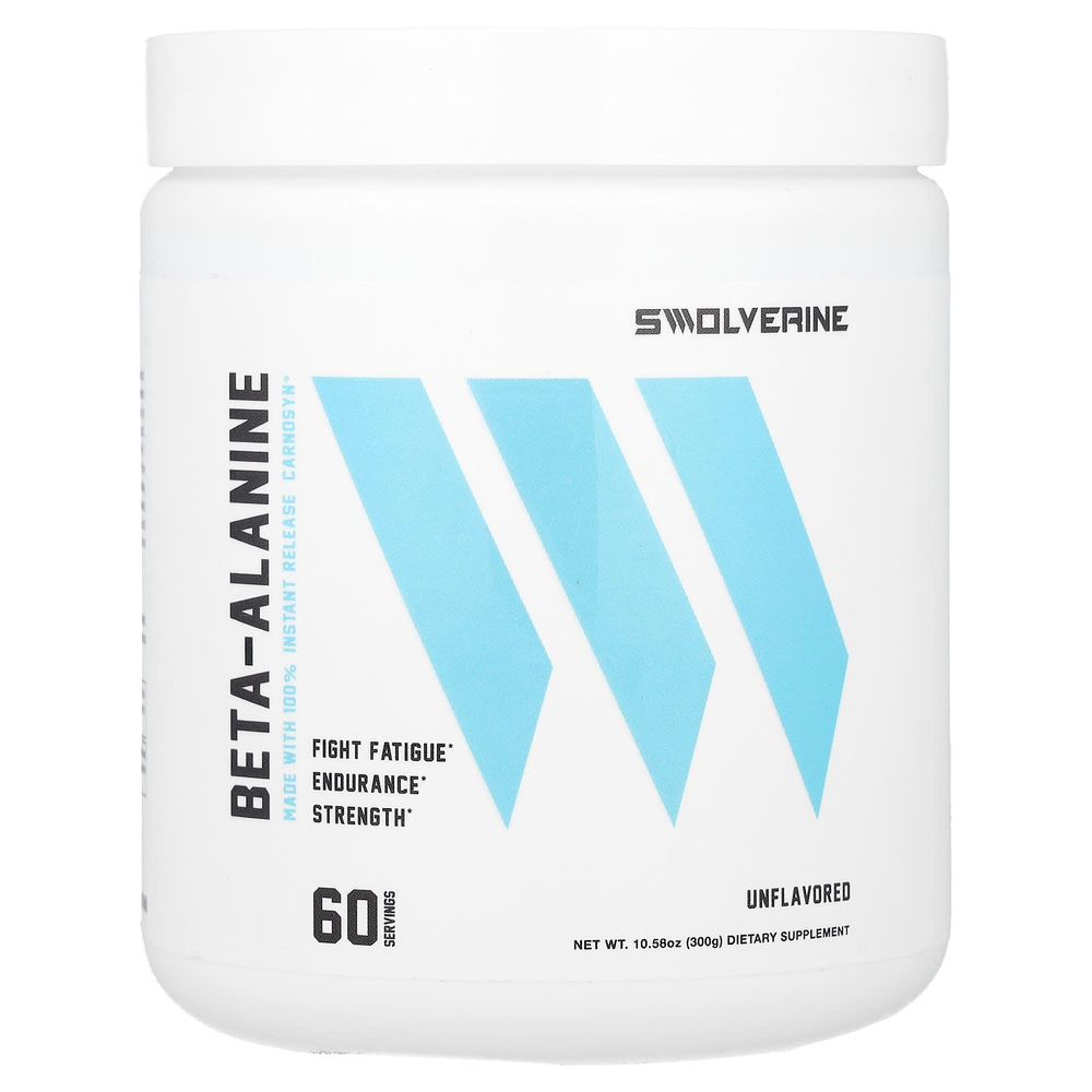 Swolverine, бета-аланин, без добавок, 300 г (10,58 унции)