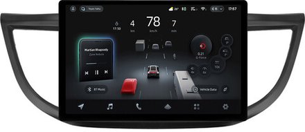 Магнитола для Honda CR-V 4 2012-2016 (большая рамка 9) - Teyes CC4-PRO монитор 13" 2K QLED на Android 13, Snapdragon 778G, 8+128, AI, CarPlay, DSP, 4G SIM-слот