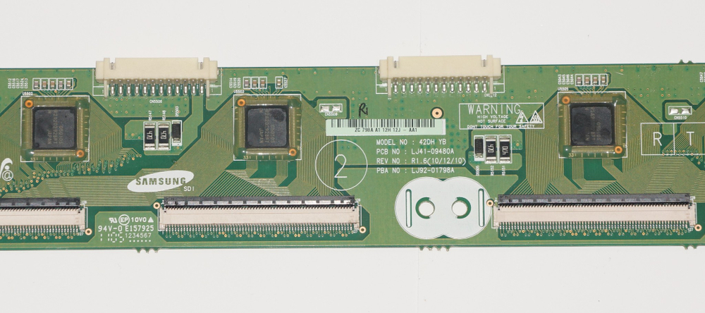 LJ41-09480A LJ92-01798A плата буфера Y-Drive телевизора Samsung