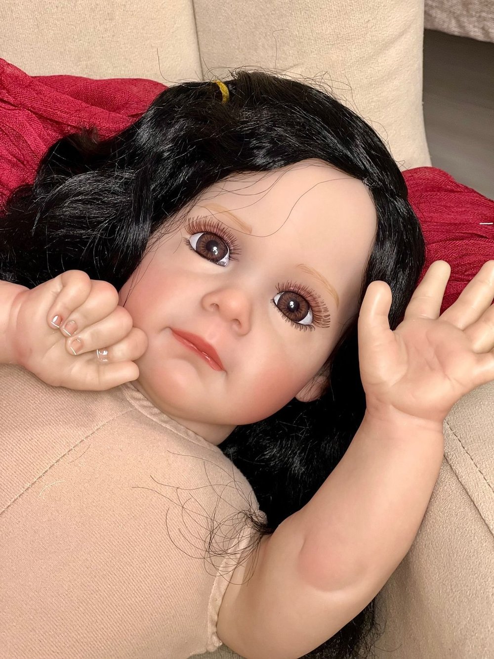 Кукла Реборн мягконабивная без одежды 60см (FA-240W)