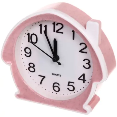 Будильник «Темари» домик розовый 14*15,5*4,5см G58