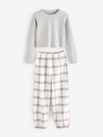 Пижама для девочки Next E51-294, 2 шт., Серый, Бежевый, Черный