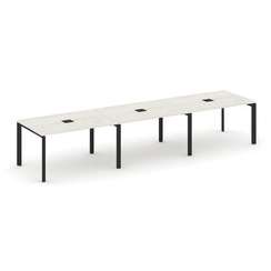 Style Project Стол переговорный SN-59P.SPRG-024 Дуб Наварра/Металл Черный 4740*980*750