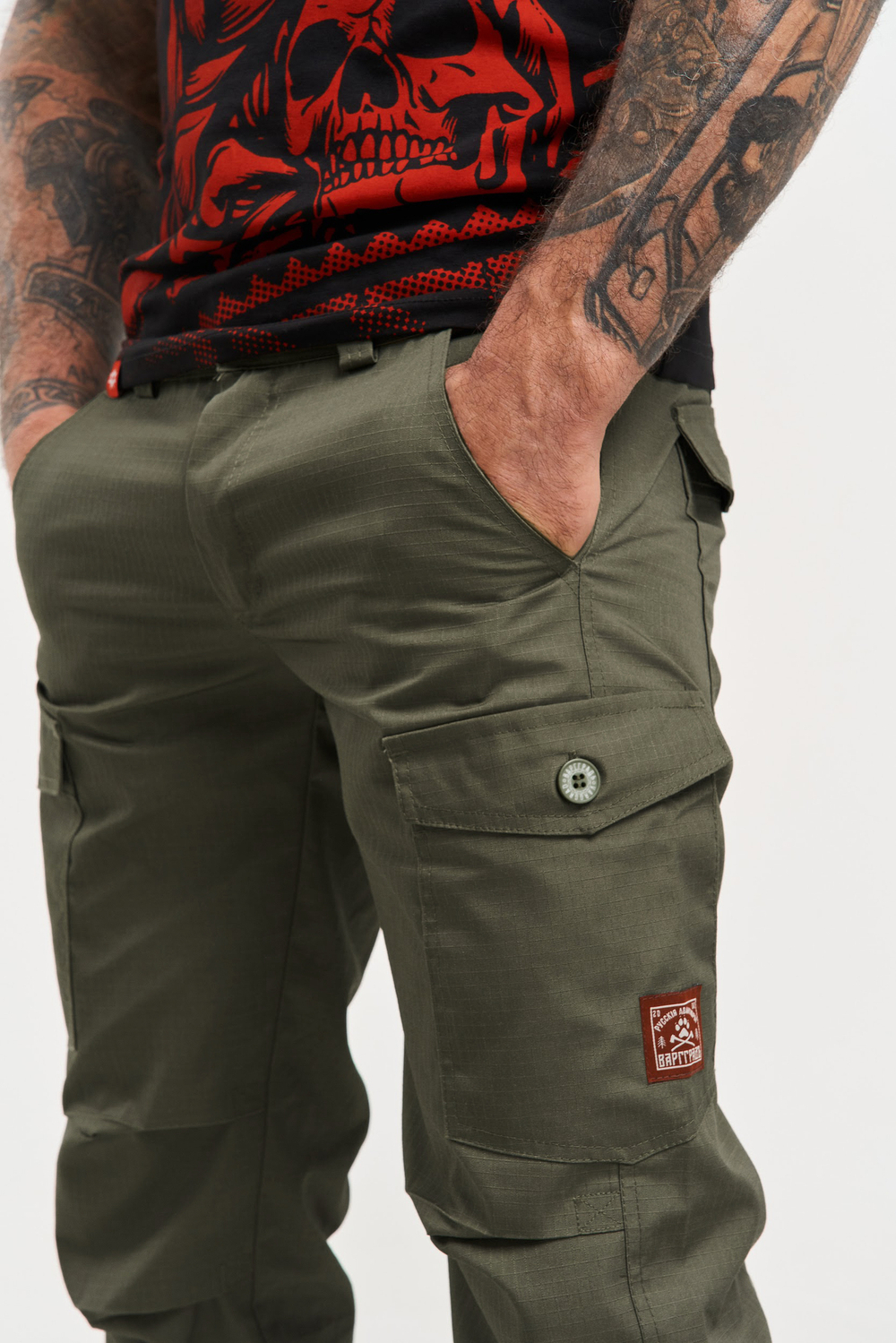 Брюки Карго Варгградъ классика мужские хаки Рипстоп