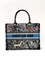 Сумка женская Dior Book Tote, модель среднего формата синий