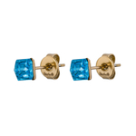 Серьги пусеты Fiore Luna Aquamarine SWE2127/1 A G