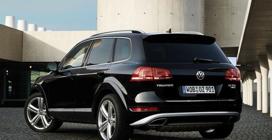 Диффузор заднего бампера NF для VW TOUAREG 7P6 2010-2014