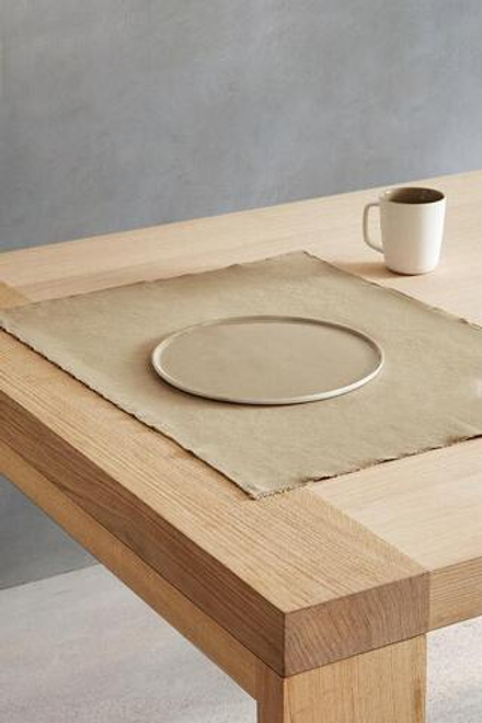 ZARA HOME ЛЬНЯНАЯ САЛФЕТКА, КОРИЧНЕВЫЙ