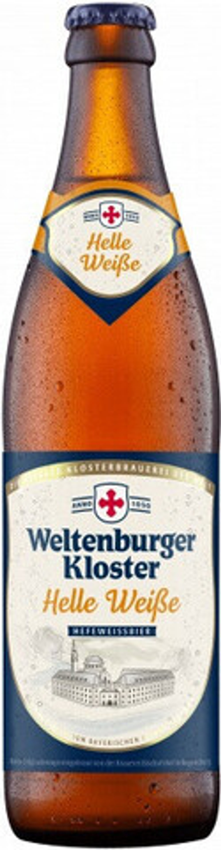 Пиво Вельтенбургер Клостер Хелле Вайсс / Weltenburger Kloster Helle Weisse 0.5 - стекло