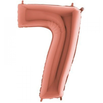 Цифра "7" розовое золото