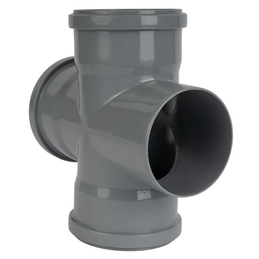 Крестовина канализационная Дигор 110х110х110 мм 87,5°