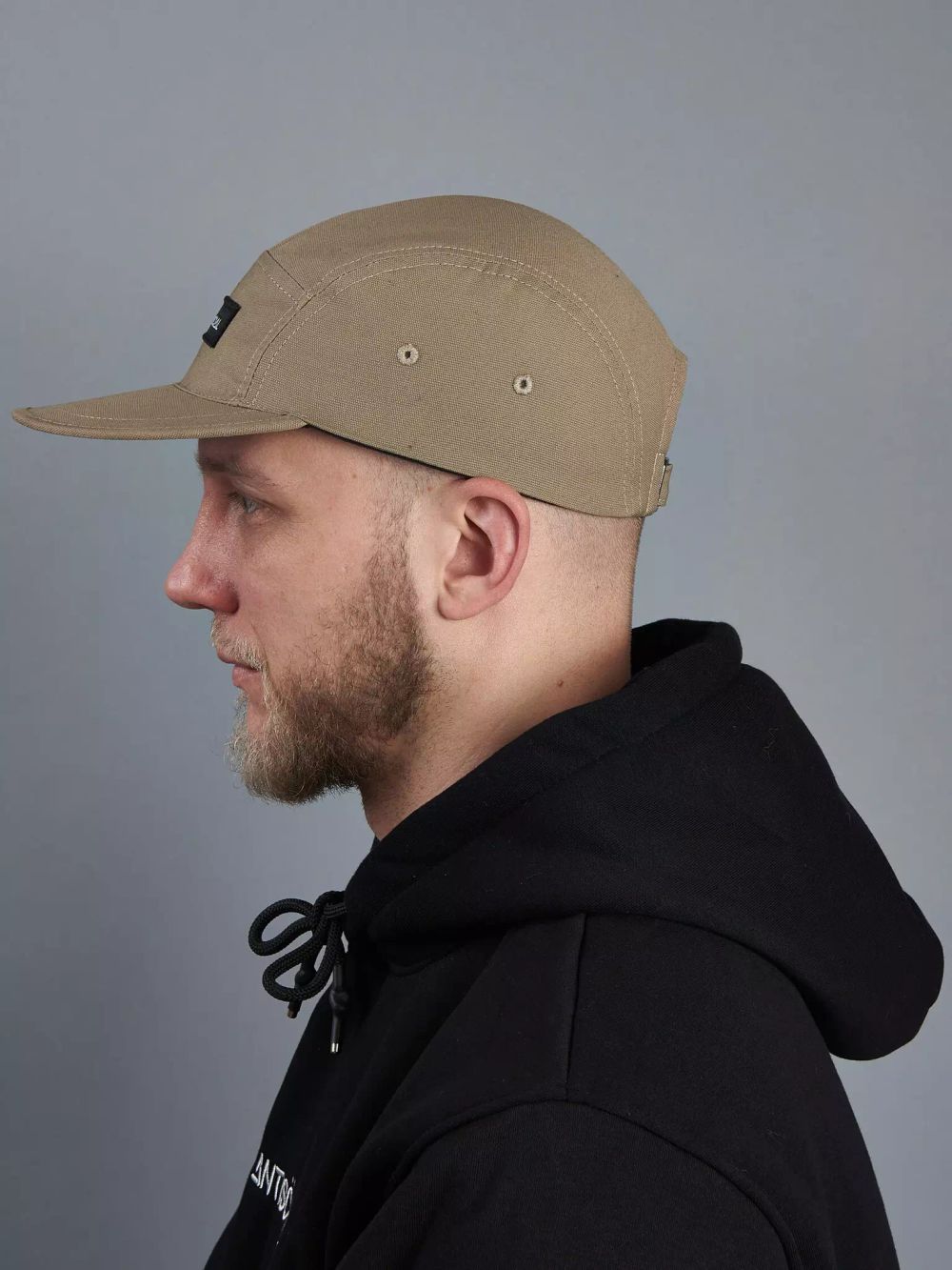 Кепка Antisocial 5 panel patch Песочная