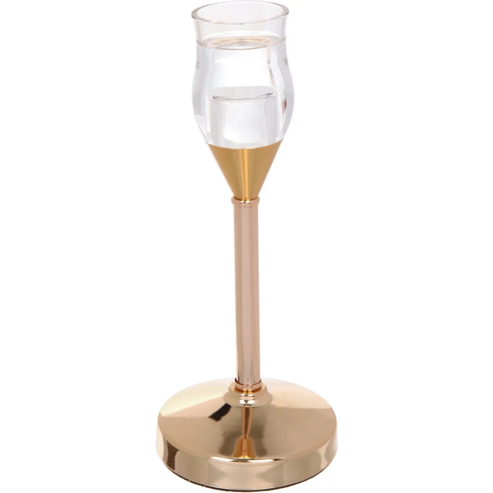 Подсвечник «GLASS» 3,3*9*22 см, Золото