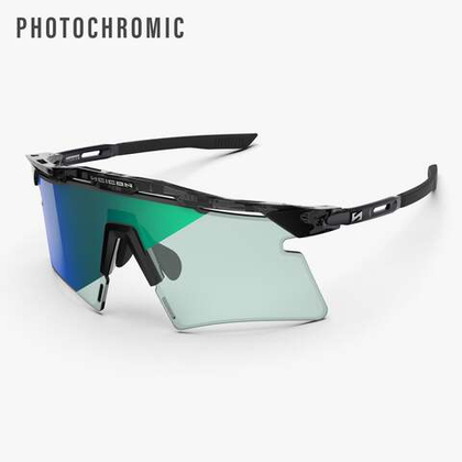 Спортивные очки Scicon Aeroshade 2.0 Titanium Sunglasses Black Crystal Photochromic Multi Mirror Blue/Green