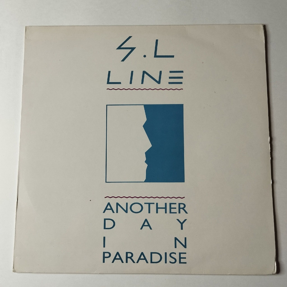 Винтажная виниловая пластинка LP S.L. Line Another Day In Paradise (Spain 1990) Maxi Single 45 RMP