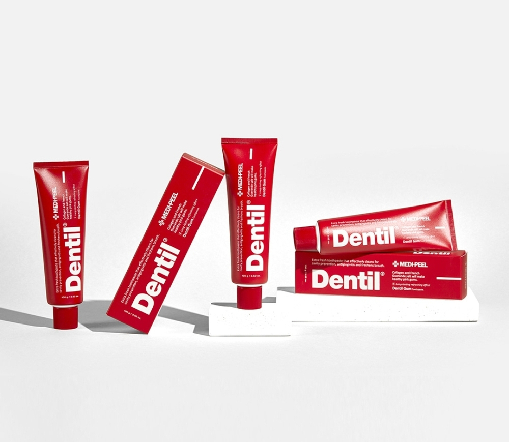 Medi-Peel Натуральная зубная паста с коллагеном и французской солью Dentil Gum Toothpaste

100гр.