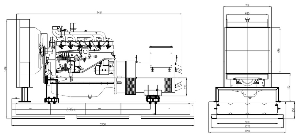 Дизельный генератор ТСС АД-80С-Т400-1РМ1