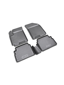 Коврики в салон для RAVON R3, 2015-, седан, 4 шт. (полиуретан) ELEMENT10402210K