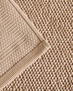 ZARA HOME КОВРИК ДЛЯ ВАННОЙ ИЗ ХЛОПКА С АНТИСКОЛЬЗЯЩЕЙ ПОВЕРХНОСТЬЮ, БЕЖЕВЫЙ
