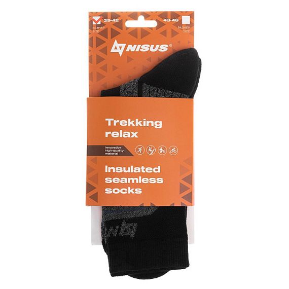 Термоноски бесшовные TREKKING RELAX N-CL-158 р.39-42 NISUS