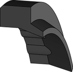 A202-185/2 NBR Грязесъёмник штока 185-197-7,2/10