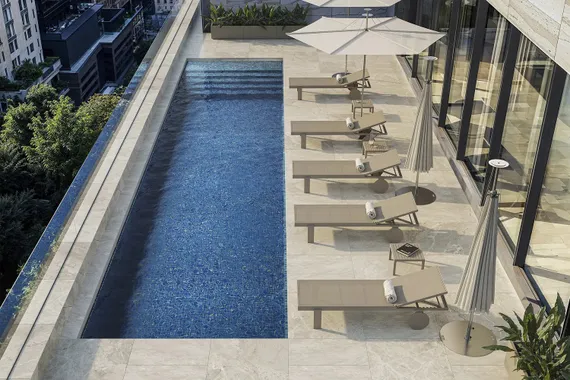 Шезлонг на колесах Gatsby Basic тортора