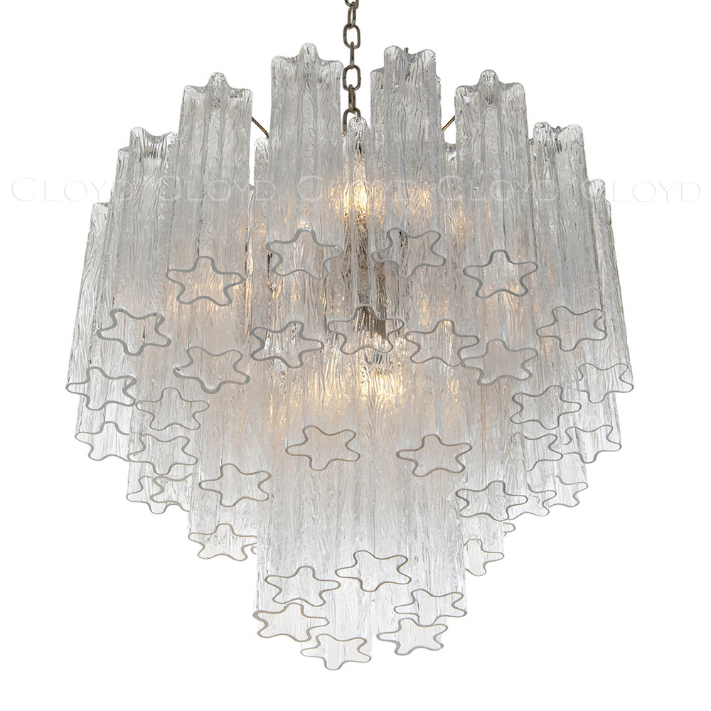 Люстра Cloyd ANNO-D C7 / Ø58 см - хром - прозрачн.стекло (арт.11650)