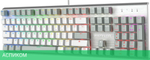 Клавиатура A4Tech Fstyler Neon серый/белый (FS100)