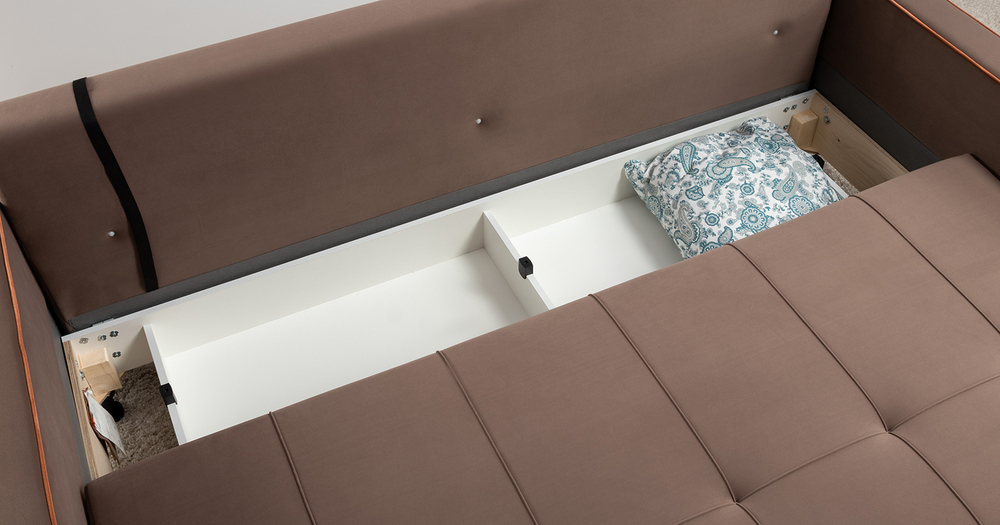 Диван кровать Черри, Коричневый