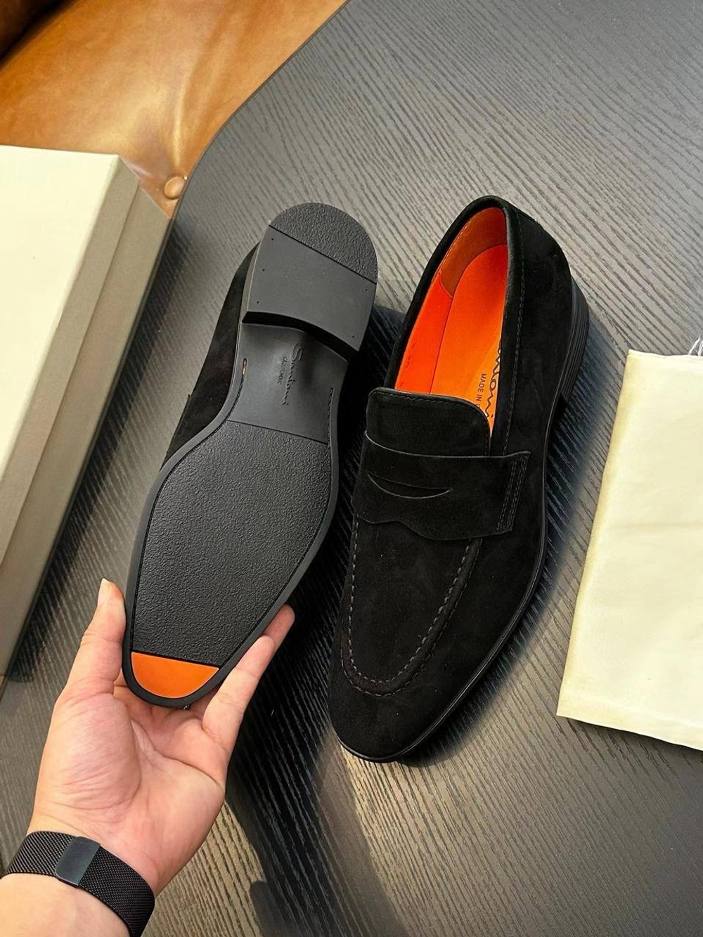 Лоферы Santoni