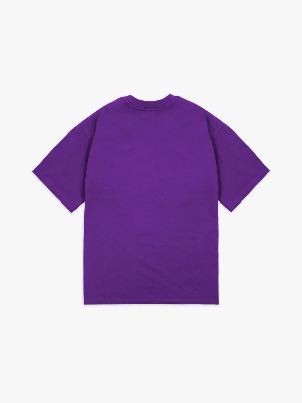 Футболка оверсайз (фиолетовый) 190 г