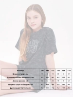 Домашний подростковый комплект футболка и шорты