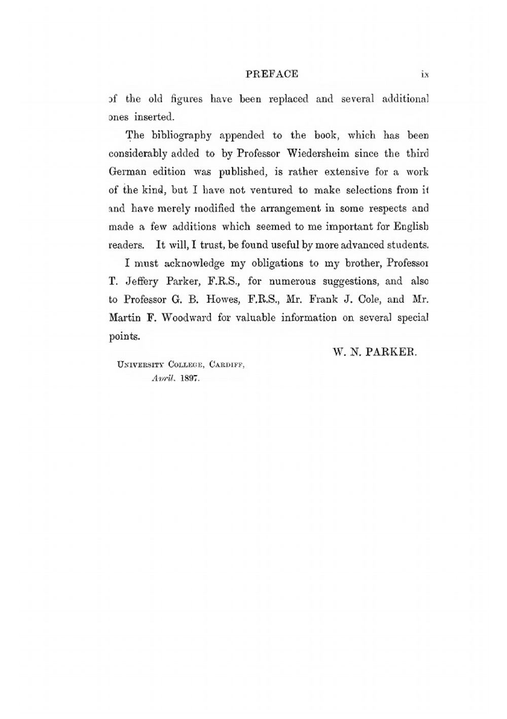 Elements Of The Comparative Anatomy Of Vertebrates (1897) | Robert Wiedersheim