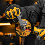 Пневматическая углошлифовальная машина AG125, 11000 об/мин, 125 мм, 186 л/мин Denzel