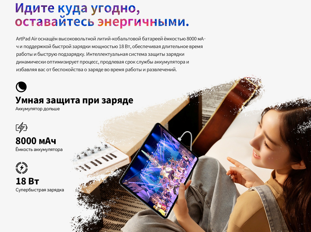 Teclast ArtPad Air 11 дюйм 8 Гб/128 Гб серый