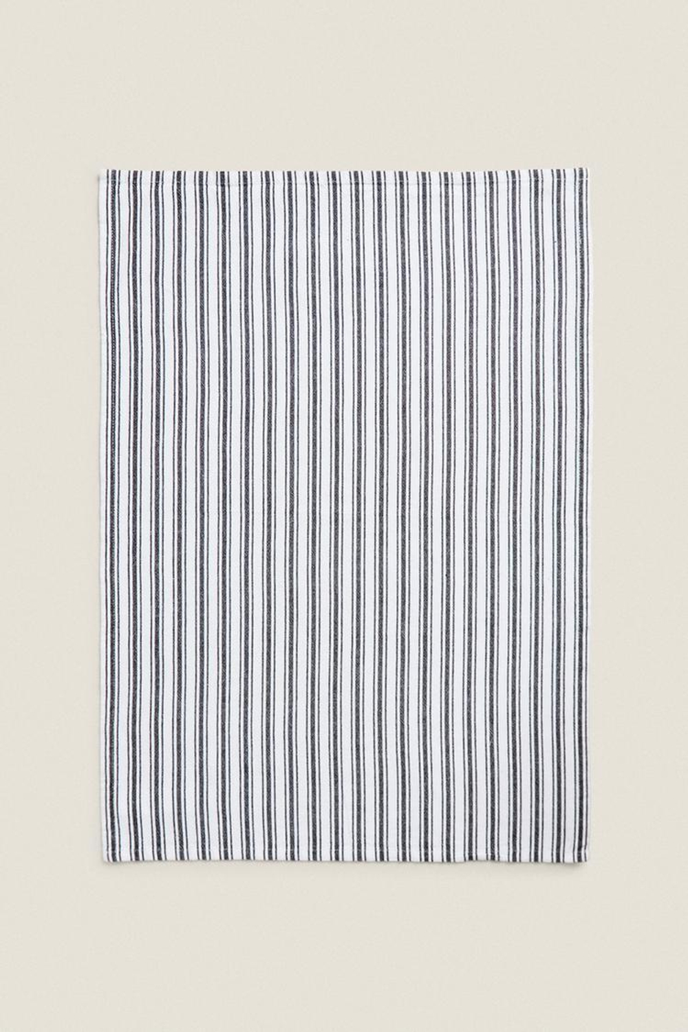 ZARA HOME ПОЛОСАТОЕ ПОЛОТЕНЦЕ 2ШТ, СЕРЫЙ