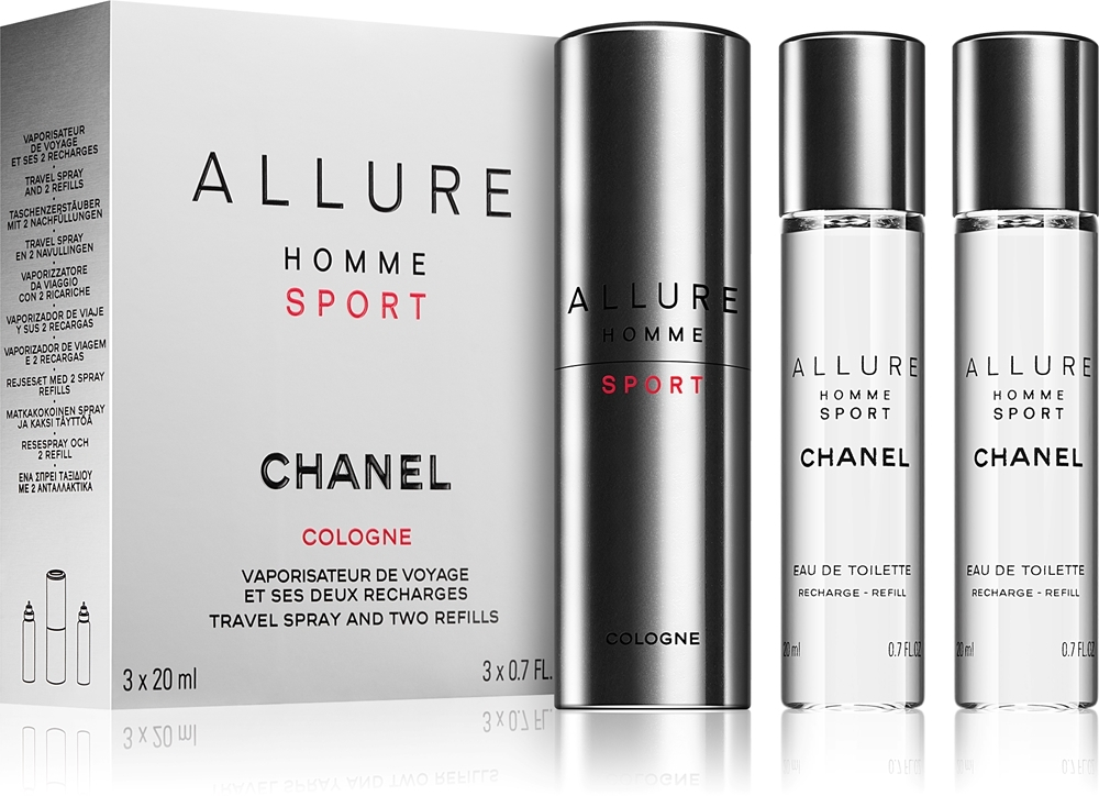 Chanel Allure Homme Sport Cologne Одеколон (1х пополнение + 2х пополнение) для мужчин